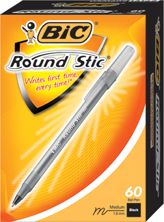 Picture of Bic round stic pen black