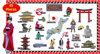 Picture of Japan bulletin board set