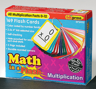Picture of Math in a flash multiplication  flash cards