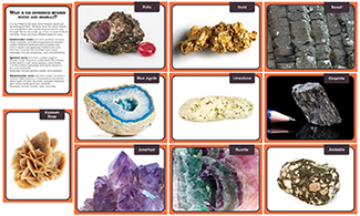 Picture of Rocks and minerals instructional  accents