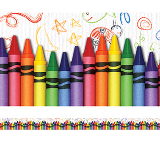 Picture of Crayons layered border