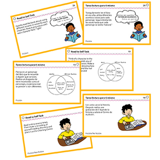 Picture of Read to self center task cards  gr 2 and up