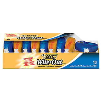 Picture of Bic wite out ez correct correction  tape 10pk