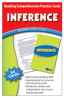 Picture of Inference practice cards reading  levels 5.0-6.5
