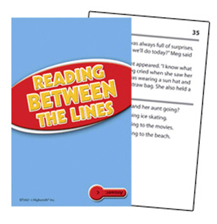 Picture of Reading between the lines practice  cards reading level 2.0-3.5