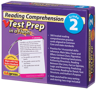 Picture of Reading comprehension gr 2 test  prep in a flash