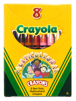 Picture of Multicultural crayons reg 8pk