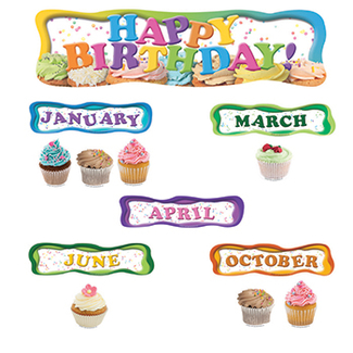 Picture of Happy b-day cupcakes mini bb set