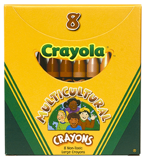 Picture of Multicultural crayons large 8pk