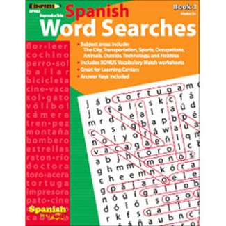 Picture of Spanish in a flash word searches 3