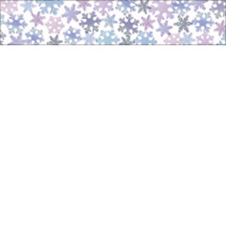 Picture of Snowflakes photo border