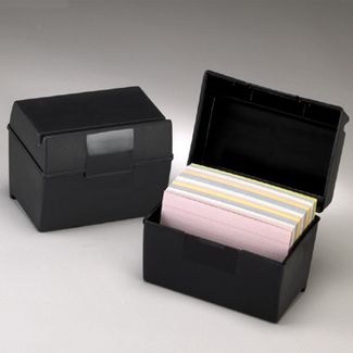 Picture of Oxford plastic index card box 4x6