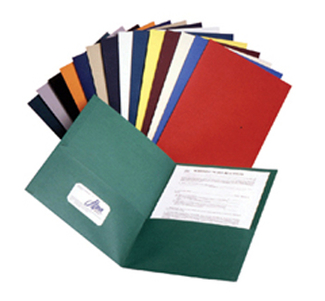 Picture of Twin pocket portfolios 25/box asstd  colors