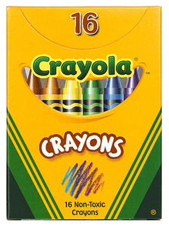 Picture of Crayola regular size crayons 16pk