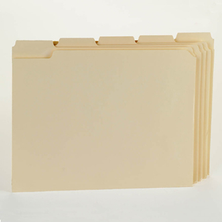 Picture of File folders letter 1/5 cut tab