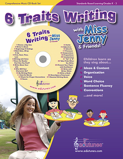 Picture of 6 traits writing with miss jenny &  friends cd book set