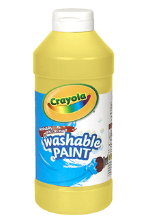 Picture of Crayola washable paint 16 oz yellow