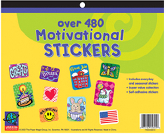 Picture of Jumbo sticker books 1442 ct  motivational