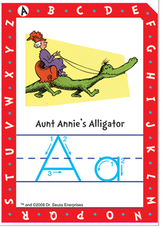Picture of Dr seuss alphabet jumbo flashcards