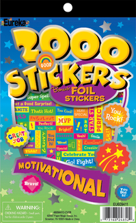 Picture of 2000 motivational sticker book