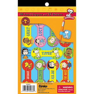 Picture of Peanuts pencil toppers & stickers  sticker book