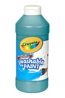 Picture of Crayola washable 16oz turquoise  paint