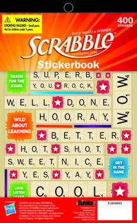 Picture of Scrabble stickerbook
