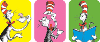 Picture of Cat in the hat giant stickers