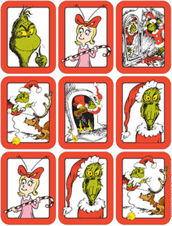 Picture of Dr. seuss the grinch giant stickers