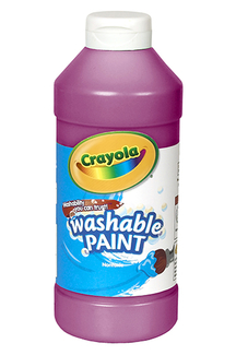 Picture of Crayola washable paint 16oz magenta