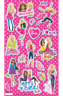 Picture of Barbie stickerfitti flat packs
