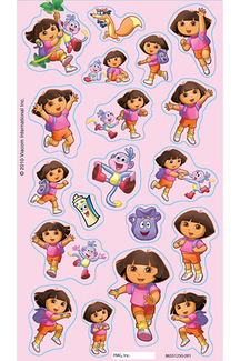Picture of Dora the explorer stickerfitti flat  packs
