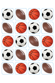 Picture of Mixed sports theme stickers