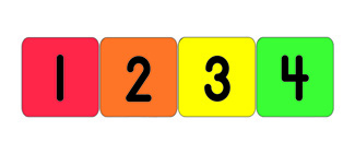Picture of Numbers 1 - 20 theme stickers