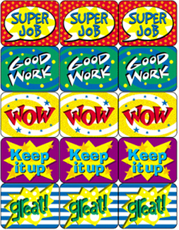 Picture of Stickers school days 1440/pk  assortment