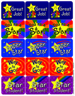 Picture of Stars success stickers