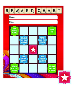Picture of Scrabble stars mini reward chart