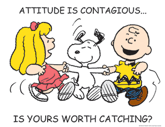 Picture of Peanuts attitude 17x22 poster