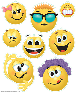 Picture of Emoticons 2 sided deco kit