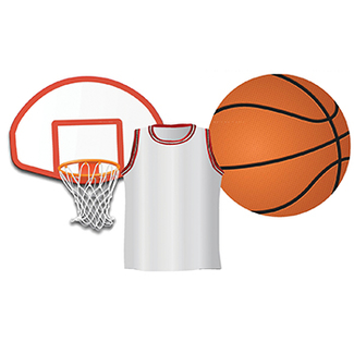 Picture of Basketball assorted cut outs