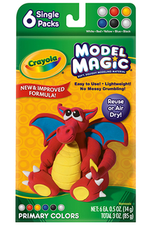 Picture of Crayola model magic 6 ct 0.5 oz  single pack primary colors