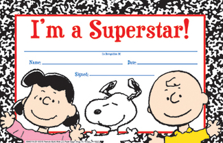 Picture of Peanuts super star recognition  awards
