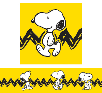 Picture of Peanuts yellow with snoopy deco  trim