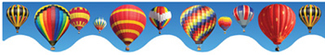 Picture of Deco trims hot air balloon