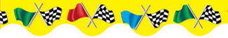 Picture of Deco trims checkered flag