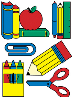 Picture of Window cling school tools 12 x 17