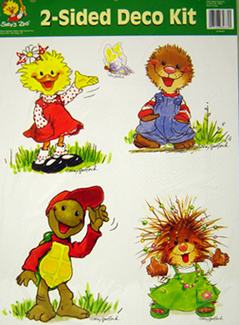 Picture of 2-sided suzys zoo characters