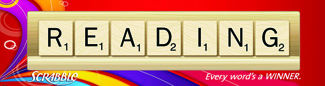 Picture of Scrabble reading classroom banner