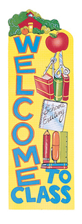 Picture of Banner welcome to class 12 x 45  vertical