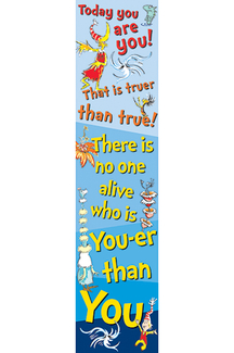 Picture of Seuss jumbo today you are you  banner